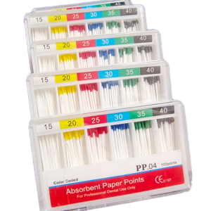 endodontic paper points taper .04 mixed sizes