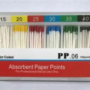 endodontic paper points taper .06 mixed sizes