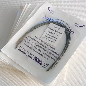heat activated niti round archwires assorted